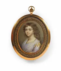 Robert Bowyer, An English portrait miniature of Anne West.