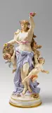 Meissen Royal Porcelain Manufactory, A Meissen porcelain group of the triumph of Flora.
