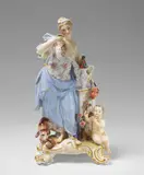 Meissen Royal Porcelain Manufactory, A Meissen porcelain allegory of the sense of smell.