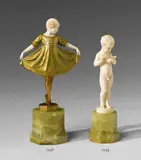 Ferdinand Preiss, A Berlin cryselephantine figure of a girl as a dancer.