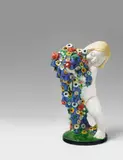 Michael Powolny, A Vienna ceramic figure of a putto as an allegory of spring.