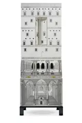 Piero Fornasetti, AND GIO PONTI 'ARCHITETTURA' TRUMEAU FOR FORNASETTI