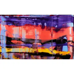 Dale Frank, Untitled 2019 tinted varnish, epoxy glass on iridescent perspex 120 x 200cm, 2019, tinted varnish, epoxy glass on iridescent perspex