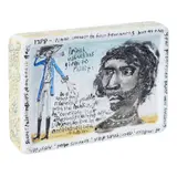 Bernadette Emmerichs, Greetings? 2016 painted ceramic 10 x 14.5cm, 2016, painted ceramic