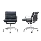 PAIR OF 'SOFT PAD' SIDE CHAIRS FOR HERMAN MILLER by Charles and Ray Eames, sold May 2025