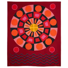 John Coburn, The 1st Day: The Spirit of God Brooded over the Waters wool tapestry, ed. 3/3 234 x 188cm, wool tapestry, ed. 3/3