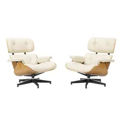 Charles and Ray Eames, A PAIR OF LOUNGE CHAIRS FOR HERMAN MILLER