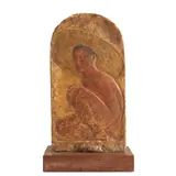 Tina Haim, Balinese Figure c.1950 earthenware 25 x 14 x 11cm (including base), 1950, earthenware