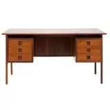 Arne Vodder, ROSEWOOD AND TEAK DESK FOR BROUER MØBELFABRIK