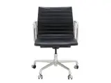 Charles and Ray Eames, GROUP MANAGEMENT CHAIR FOR HERMAN MILLER, Aluminium and steel frame with ribbed black vinyl. Height adjustable, swivels, and is on castors