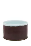 Kirsten Coelho, Element 2019 porcelain, saturated iron glaze with celadon interior 16 x 24cm, 2019, porcelain, saturated iron glaze with celadon interior