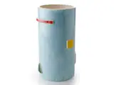 Noel McKenna, Blue Vase with Geometric Pattern 2006 glazed ceramic 29cm (height), 2006, glazed ceramic