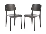Jean Prouvé, SET OF FOUR STANDARD CHAIRS FOR VITRA