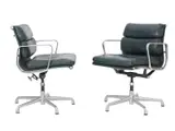 Charles and Ray Eames, A PAIR OF SOFT PAD GROUP MANAGEMENT CHAIRS FOR HERMAN MILLER