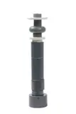 TOTEM FOR BITOSSI by Ettore Sottsass, Fire glazed ceramic in grey tones, sold Jul 2022