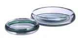 Orrefors, TWO SHALLOW GLASS BOWLS
