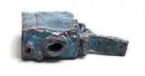 Alan Constable, Untitled (Blue Super 8 Camera) glazed earthenware, glazed earthenware