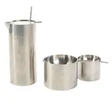Arne Jacobsen, DRINKS MIXER & TWO BOWLS FOR STELTON, Stainless steel