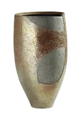 Jane Barrow, Beneath the Skin incised stoneware with gold lustre glaze
