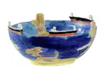 Michael Bell, Dog Beach Bowl II 2000 glazed ceramic, 2000, glazed ceramic