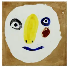 Pablo Picasso, Polychromatic Head 1961 glazed ceramic, ed. 191/200, 1961, glazed ceramic, ed. 191/200; ceramic, Madoura edition