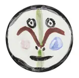 Face No. 157 1963 glazed ceramic, ed. 137/150 by Pablo Picasso, 1963, glazed ceramic, ed. 137/150; ceramic, Madoura edition, sold Sep 2021