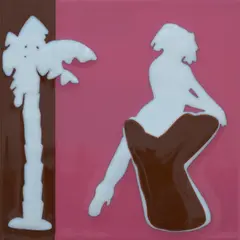 Kathy Temin, Frozen Moment: Posing (As Part of My Kylie Collection) 2001 glass, 2001, glass