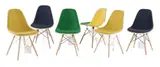 Charles and Ray Eames, SET OF SIX 'LIMITED EDITION DSW 'CHAIRS FOR HERMAN MILLER