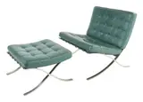 Mies van der Rohe, 'BARCELONA' CHAIR AND OTTOMAN