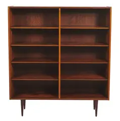 BOOKCASE by Arne Vodder, Rosewood veneer with adjustable shelving, sold Sep 2020
