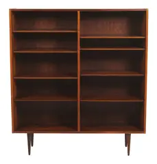 BOOKCASE by Arne Vodder, Rosewood veneer with adjustable shelving, sold Sep 2020