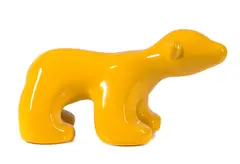 Scott Redford, My Beautiful Polar Bear (Yellow) glazed ceramic A/P 5, glazed ceramic A/P 5