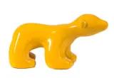 Scott Redford, My Beautiful Polar Bear (Yellow) glazed ceramic A/P 5, glazed ceramic A/P 5