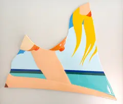 Tom Wesselmann, Seascape 1984 glazed porcelain from an edition of 500, 1984, glazed porcelain