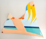 Tom Wesselmann, Seascape 1984 glazed porcelain from an edition of 500, 1984, glazed porcelain