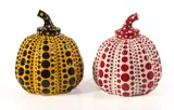 Pumpkins (Yellow & Red) 2013 ceramic (in original boxes) (2) by Yayoi Kusama, 2013, ceramic (in original boxes) (2), sold Apr 2020