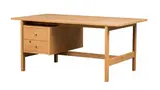 DESK by Hans J. Wegner, Two front drawers, oak, sold Dec 2018