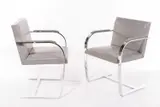 Mies van der Rohe, SET OF TWO BRNO CHAIRS FOR KNOLL INTERNATIONAL