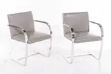 Mies van der Rohe, PAIR BRNO CHAIRS FOR KNOLL INTERNATIONAL