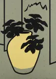 Patrick Caulfield, Cream Glazed Pot silkscreen 72/100