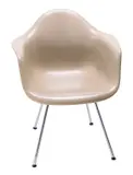 DAX CHAIR WITH ORIGINAL SPARE BASE by Charles and Ray Eames, Fibreglass on black enameled steel base, sold Jul 2017
