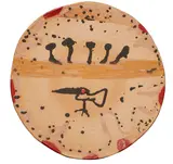 John Olsen, Bird and Drought 1993 midfired (coarse clay) ceramic, 1993, midfired (coarse clay) ceramic