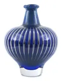 Orrefors, ARIEL VASE BY E. ÖHRSTRÖM, BLUE ORREFORS ARIEL VASE BY E. ÖHRSTRÖM, BLUE