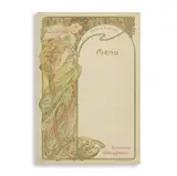 Alphonse Mucha, FIVE MOËT & CHANDON MENU CARDS