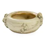Eduard Stellmacher, AMPHORA FATES FIGURAL BOWL, glazed earthenware