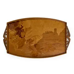 TRAY by Émile Gallé, sold Jun 2026