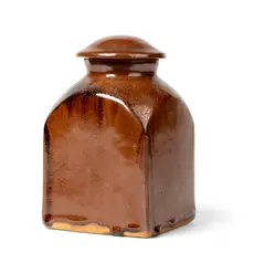 Bernard Leach C.H., TEA CADDY, stoneware