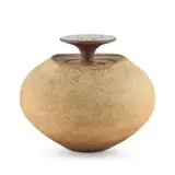 Waistel Cooper, APPLE FORM VASE, 1970s, stoneware