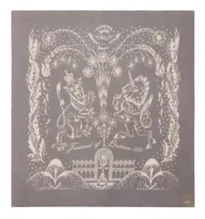 James 'Leslie' Gardner O.B.E., FESTIVAL OF BRITAIN SCARF, 1951, 1951