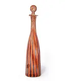 Gio Ponti, 'ELIXIR' BOTTLE AND STOPPER, DESIGNED 1949-50, 1949, glass with polychrome canes